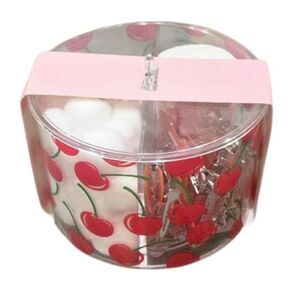 Tamid Cherry Bliss Edition 4-Section Rotating Storage Container w/Clips‎